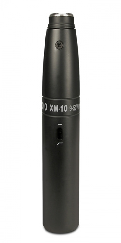 Nady XM-10 Адаптер фантомного питания, miniXLR M XLR M, позволяет подключать к микшеру, или