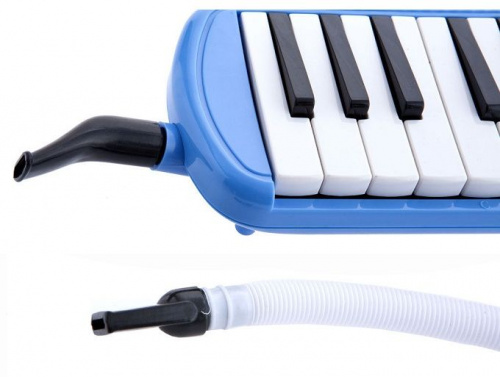Suzuki Study32 мелодика духовая клавишная 32 клавиши в кейсе/цвет голубой фото 4