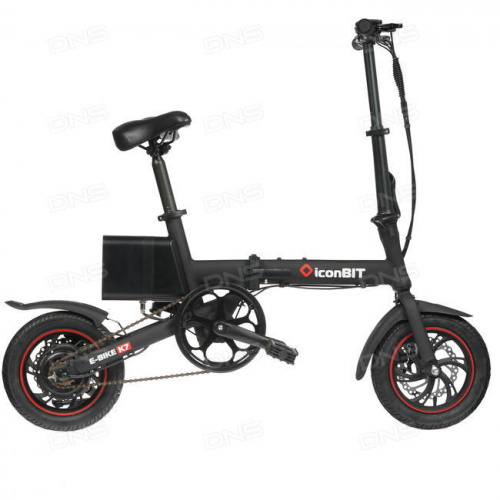 iconBIT E-bike K7 Электровелосипед, 12" колеса, складная алюминевая рама, мотор 250 Вт, макс. скорос фото 4