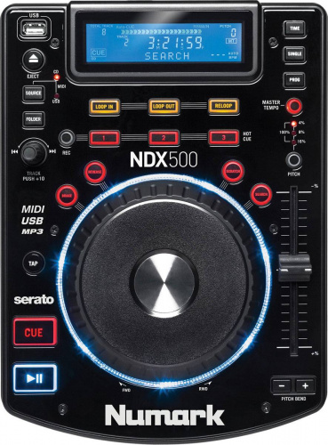 NUMARK NDX500 настольный CD/MP3-плеер, USB-Flash, встроенная аудио карта, USB-midi, Anti-Shock, seamless looping фото 2