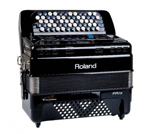 ROLAND FR-1XB BK цифровой баян. Накопитель USB. Датчик давления. Встроенныме динамики нового поколения. Трехциферный дисплей. 6 наборов аккордеонов (s