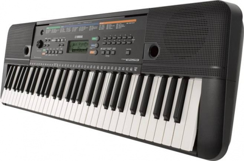 YAMAHA PSR-E253 синтезатор с автоаккомпаниментом 61 клавиша, 32 голоса полифония, AWM Stereo Sampling тон-генератор, тембры: 372 тембра+13 наборов ударных эффектов, LCD дисплей, 100 предустановленных стилей. аппликатура multi finger, музыкальная база фото 2