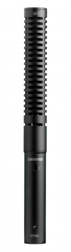 SHURE VP89S короткий конденсаторный микрофон пушка со сменными модулями (продаются отдельно), в комплекте кейс и поролоновая ветрозащита