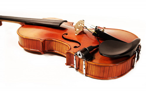 KNA VV-3 звукосниматель для скрипки / альта, пассивный, разъем 1/4' джек, деревянная отделка фото 3