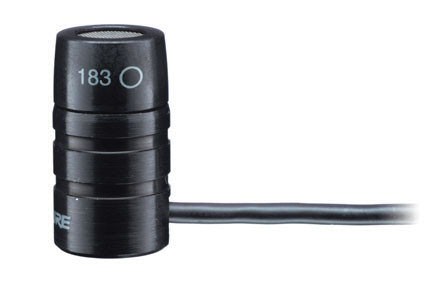 SHURE MX183 конденсаторный всенаправленный петличный микрофон