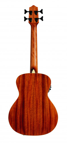 LANIKAI MA-EBU бас укулеле со звукоснимателем, красное дерево, open pore, чехол 10 мм. в компл фото 4