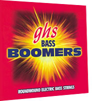 GHS STRINGS L3045 BOOMERS набор струн для бас-гитары, никелированная сталь, 040-095