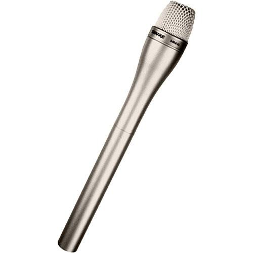 SHURE SM63L Динамический микрофон для интервью всенаправленный, 80-20000 Гц, 1,5 мВ/Па, цвет шампань