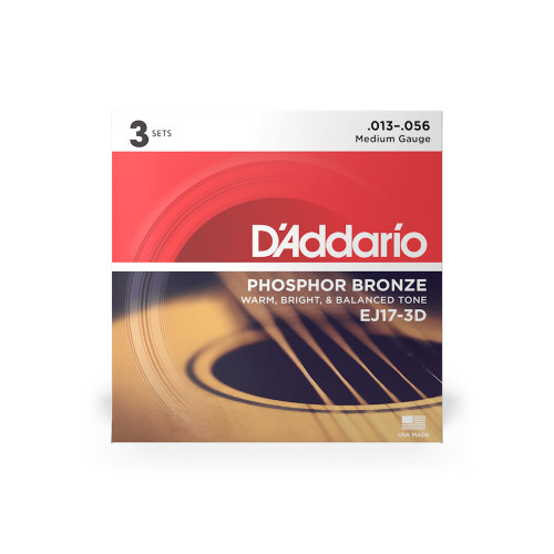 D'ADDARIO EJ17 -3D Струны для акустической гитары фото 3