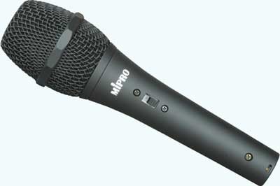MIPRO MM-101 Гиперкардиоидный динамический микрофон, с выключателем.