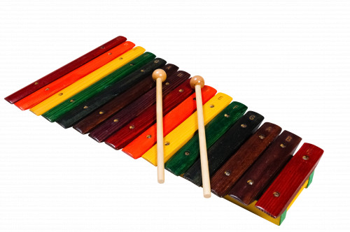 FLIGHT FX-15С ксилофон (15 нот), разноцветный, 2 палочки фото 4