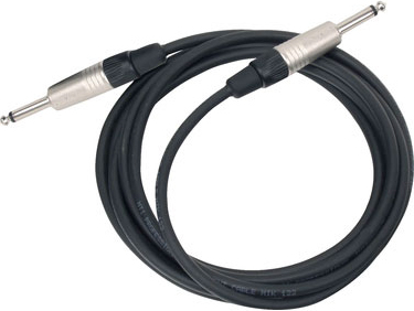 Cordial CXI 3 PP инструментальный кабель моно-джек 6,3 мм/моно-джек 6,3 мм, разъемы Neutrik, 3,0 м, черный