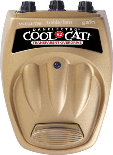 Danelectro CTO2 Cool Cat Transparent Overdrive V2 педаль эффекта овердрайв