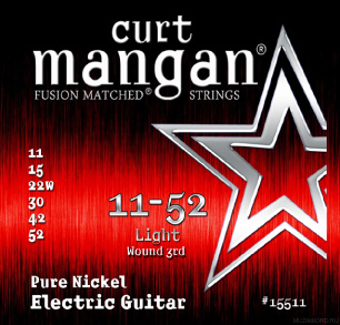 CURT MANGAN Electric Pure Nickel 11-52 струны для электрогитары фото 2