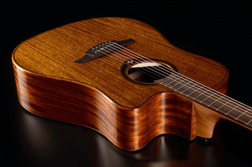 LAG T-98D CE Электроакустическая гитара, Дредноут с вырезом фото 3