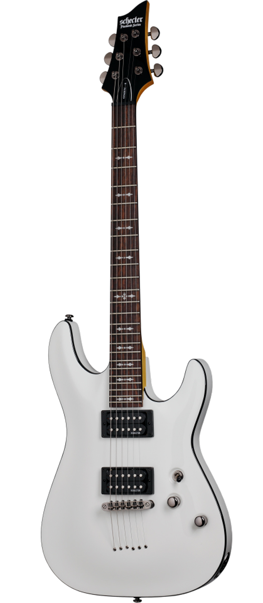 Schecter OMEN-6 VWHT Гитара электрическая, 6 струн, корпус липа, гриф ...