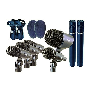 INVOTONE DMS7 Набор из 7 микрофонов для барабанов в кейсе: DDM835, 4*DDM829, 2*CM610Pro конденс.
