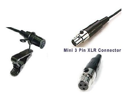 AKG mini-XLR (L-connector) разъем 3-х контактный