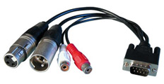 RME BO968 Digital BreakoutCable, AES/EBU & SPDIF кабель 9pole SubD на 2 x Cinch Digital, 2 x XLR Digital, для HDSP 9632, DIGI 96/8 PA, HDSPe AIO