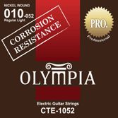 Olympia CTE1052 струны для электрогитары с устойчивостью к коррозии никель (10 13 17 30 42