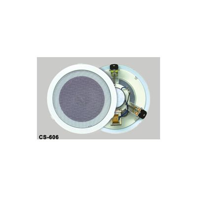 Nusun CS606 потолочная широкополосн. АС, 6-10 W, 70/100 V, 6,5", 110 13 kHz, сталь, цвет бел
