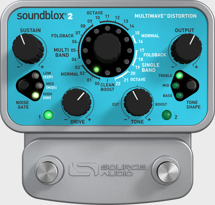Source Audio SA220 мультиволновый дисторшн нового поколения. Расширенная версия/Корпус алюминий/БП фото 2