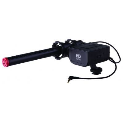 Superlux E421B микрофон "пушка" с батарейным блоком для видеокамер