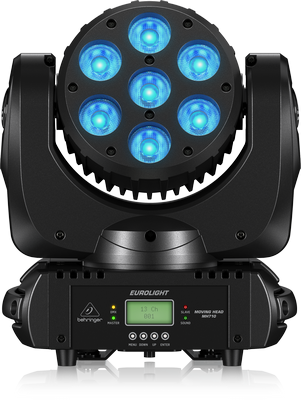 Behringer MOVING HEAD MH710 LED WASH световой прибор полного вращения, 7х10Вт RGBW, угол раскрытия луча 15 град, DMX