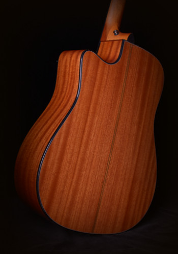 CRAFTER HD-250CE электроакустическая гитара, верхняя дека ель, корпус красное дерево, цвет натурал фото 2