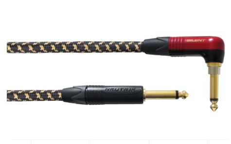 Cordial CXI 7,5 PR гитарный кабель угловой джек моно 6.3мм джек моно 6.3мм, разъемы Neutrik, 7.5м
