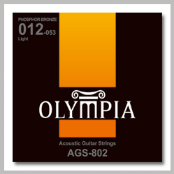 Olympia AGS802 струны для акуст. гитары Phosphor Bronze (12 16 24 32 42 53)