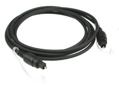 KLOTZ FOPTT02 цифровой кабель для ADATи SPDIF, разъемы Toslink, диаметр 4 мм, чёрный, 2 м