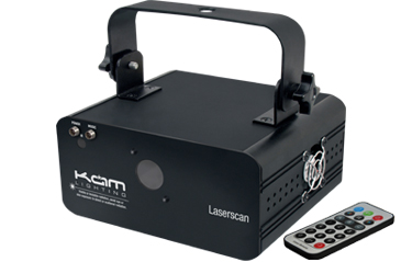 KAM Laserscan 500 Blue лазерный прибор. Синий излучатель 490мВт, 17 каналов DMX, Автоматический режим, Музыкальная активация, Режим ведущий/ведомый, П фото 2