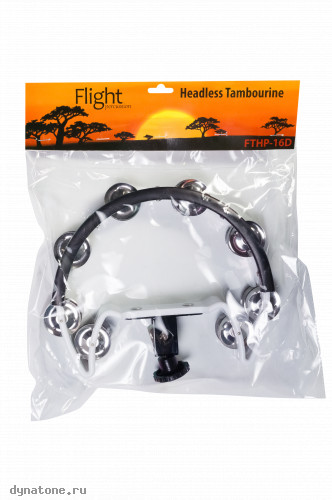 FLIGHT FTHP-16D пластиковый тамбурин, 16 джинглов фото 3