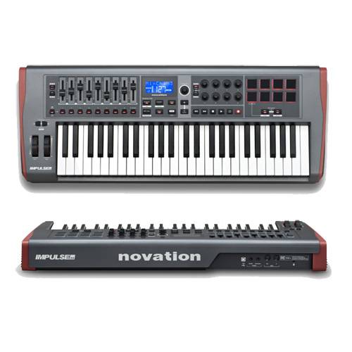 NOVATION Impulse 49 миди-клавиатура, 49 клавиш, 8 пэдов, Pitch/Mod контроллеры, питание по USB фото 5