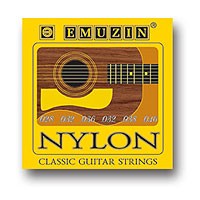 EMUZIN 6С301NYLON Струны для классической гитары, нейлон с обмоткой из латуни /.028w .049w/