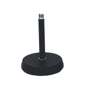 ECO MS024 Black Микрофонная настольная стойка, прямая: 17,5см., чугун, D:13см,, вес: 0.92кг., 20шт. в коробке размером: 36x30x27 см.