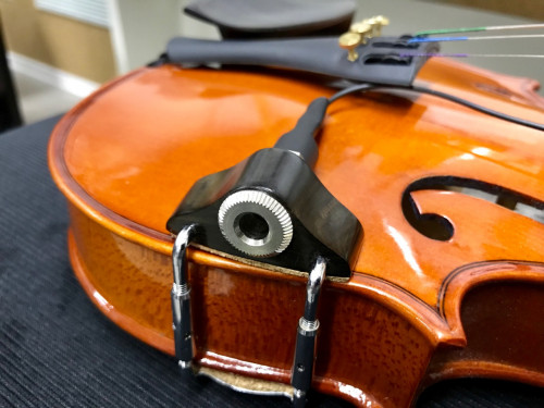 KNA VV-3 звукосниматель для скрипки / альта, пассивный, разъем 1/4' джек, деревянная отделка фото 7