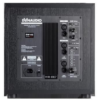 Dynaudio BM14S активный закрытый субвуфер 12". Усилитель: 300Вт. Диапазон: 18—250Гц (±3дБ). Подключение: LFE вход XLR + Link, 2 широкополосных входа + фото 2