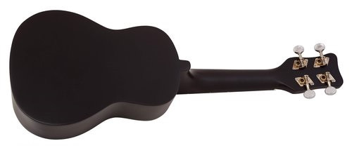 KOHALA KT-SBK укулеле, сопрано, серия TIKI, корпус липа, фигурная подставка, цвет черный фото 4