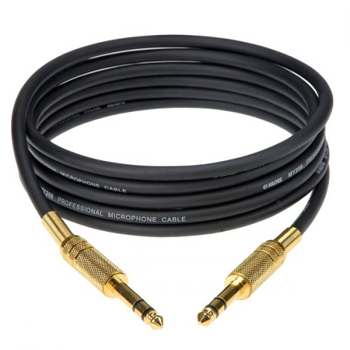 KLOTZ B3PP1-0200 готовый инструментальный кабель, балансный, длина 2 метра, разъемы KLOTZ Stereo Jack, цвет черный