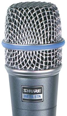 SHURE BETA 57A динамический суперкардиоидный инструментальный микрофон фото 3
