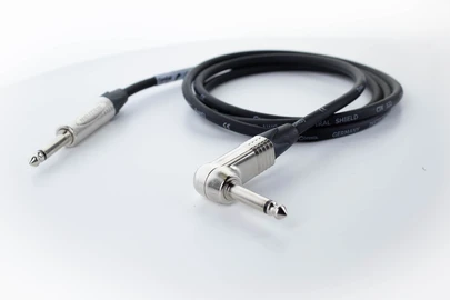 Cordial CXI 3 PR инструментальный кабель угловой джек моно 6.3мм/джек моно 6.3мм, разъемы Neutrik, 3.0м, черный фото 4