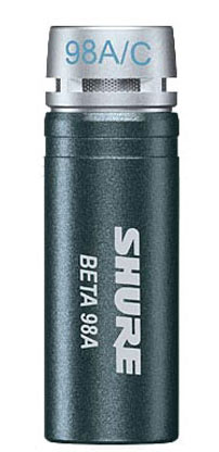SHURE BETA 98A/C миниатюрный кардиоидный конденсаторный микрофон для музыкальных инструментов