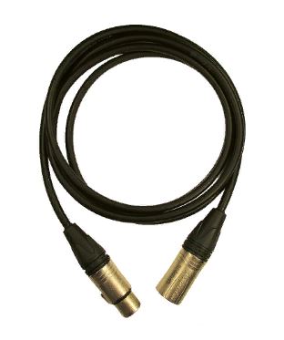 GS-PRO XLR5F-XLR3M (black) 0,2 метра кабель (черный)