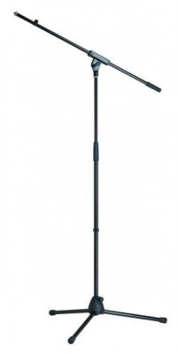 K&M 27105-300-55 микрофонная стойка 'журавль', высота 900-1600 мм, длина журавля 810 мм, цвет черный