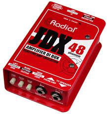 Radial JDX48 активный директ-бокс (48V phantom) для с гитары и баса,вход TRS, выход XLR