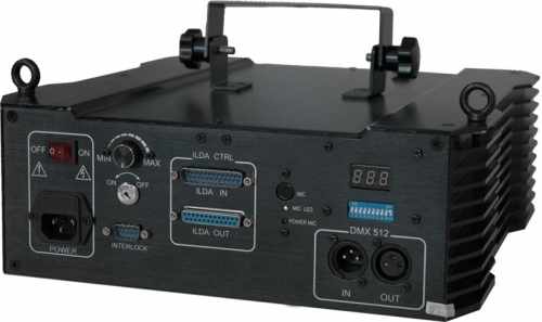 Laserworld CS2000RGB лазер RGB, 1500-2000mW, 1управление DMX, auto, звуковая активация, ILDA. Scansp фото 2