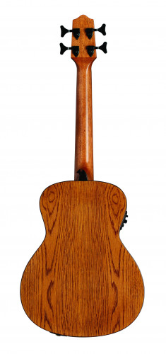 LANIKAI OA-EBU бас укулеле со звукоснимателем, дуб, глянцевая отделка, чехол 10 мм. в компл фото 3