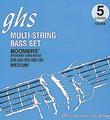 GHS STRINGS 5ML-DYB BOOMERS набор струн для 5-струнной бас-гитары, никелированная сталь, 045-126